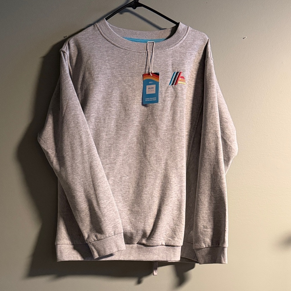Aldi Gear 2024 Gray Sweatshirt L BNWT
